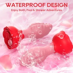 marielove Xxl Vibrator|Paarvibrator|Anal Vibrator Plug Vibration App GM-561 Rot
