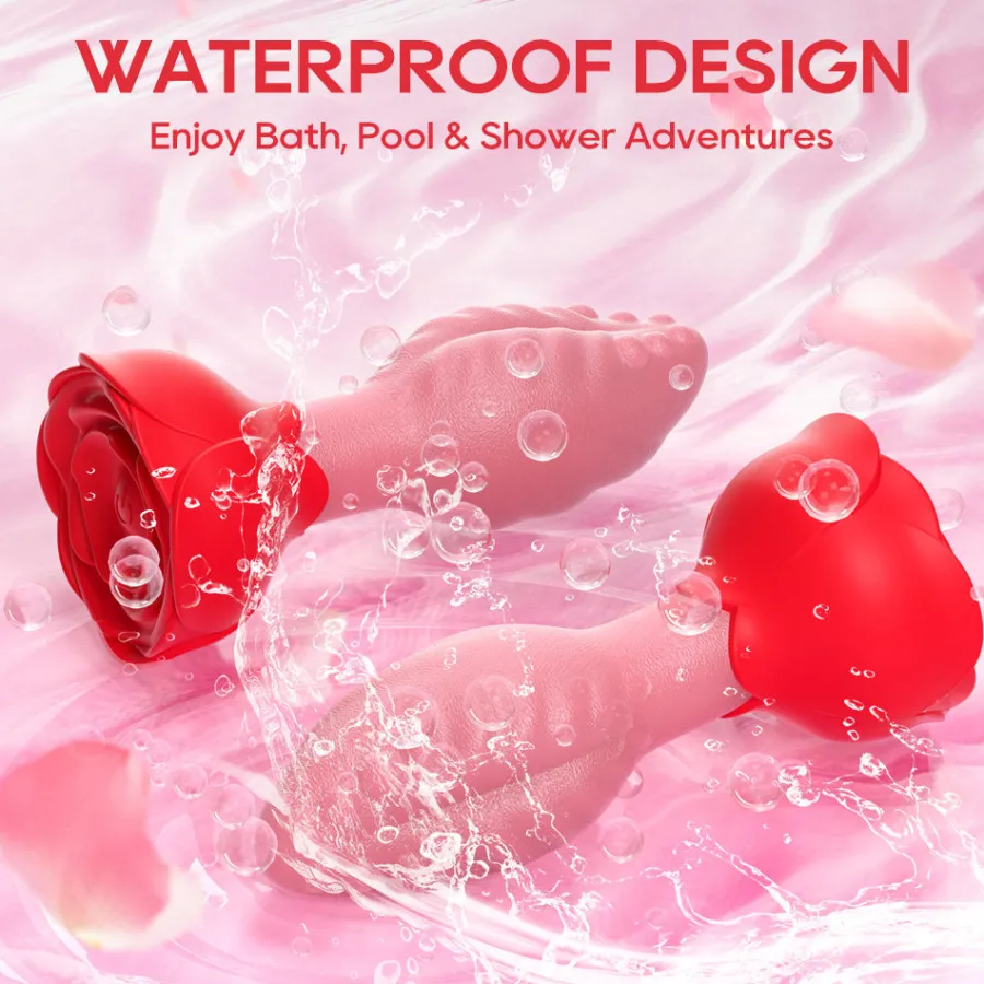 marielove Xxl Vibrator|Paarvibrator|Anal Vibrator Plug Vibration App GM-561 Rot