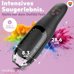 marielove für neuen schwung. Taschenmuschi|Blowjob Masturbator|Automatischer Masturbator mit Vibration & Saugfunktion