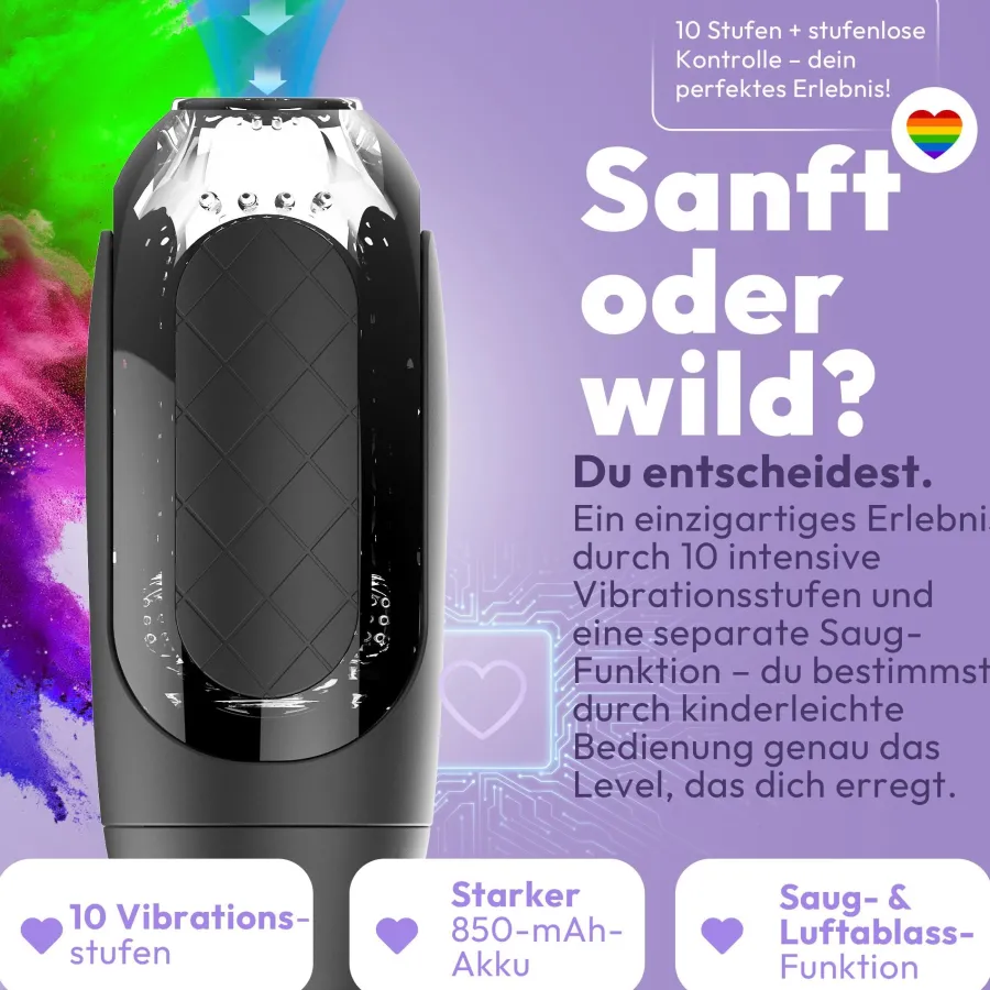 marielove für neuen schwung. Taschenmuschi|Blowjob Masturbator|Automatischer Masturbator mit Vibration & Saugfunktion