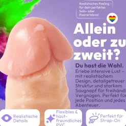 marielove Anal Dildo|Dildo Für Männer|21cm Dildo no Vibrator Sex Toy Saugnapf Penis Anal PVC 3D Adern Hoden