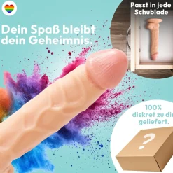 marielove Anal Dildo|Dildo Für Männer|21cm Dildo no Vibrator Sex Toy Saugnapf Penis Anal PVC 3D Adern Hoden