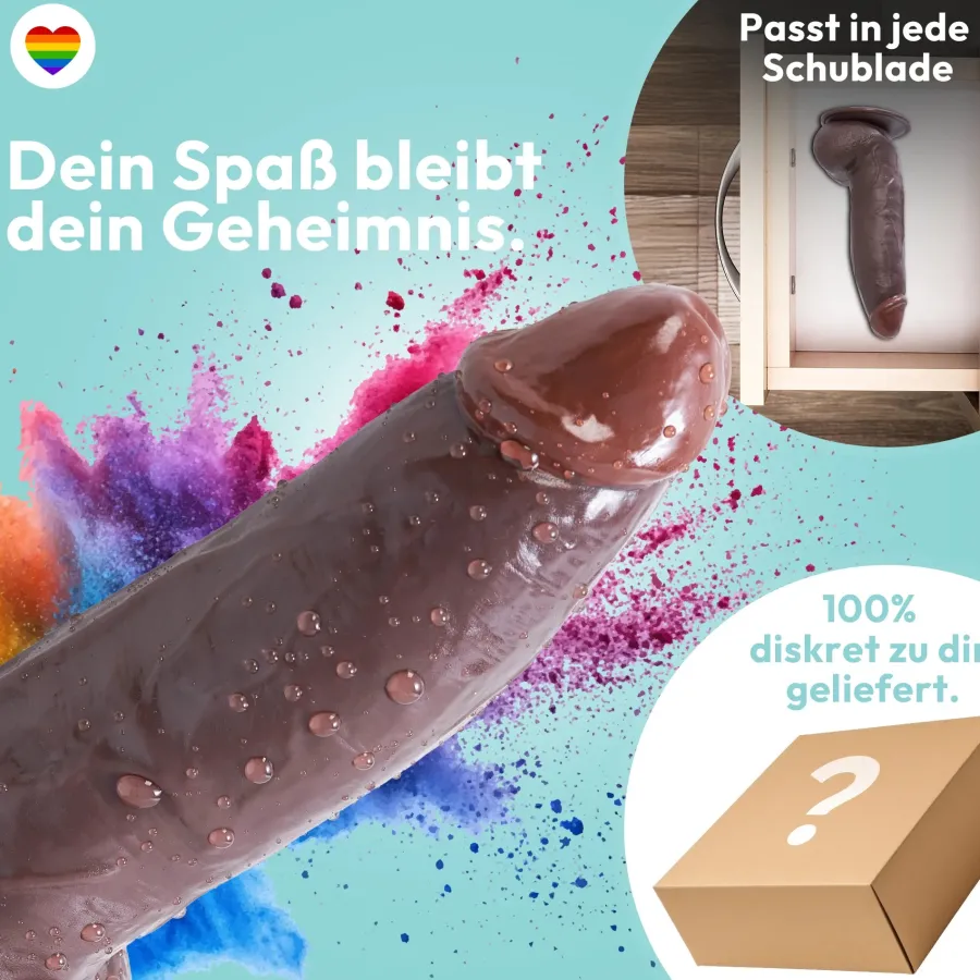 marielove Anal Dildo|Dildo Für Männer|21cm Dildo no Vibrator Sex Toy Saugnapf Penis Anal PVC 3D Adern Hoden