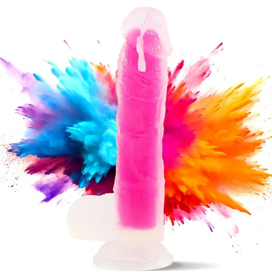 marielove Anal Dildo|Saugnapfdildo|20cm Dildo no Vibrator Sex Toy Saugnapf Penis Anal Silikon 3D Adern Hoden