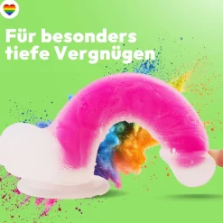 marielove Anal Dildo|Saugnapfdildo|20cm Dildo no Vibrator Sex Toy Saugnapf Penis Anal Silikon 3D Adern Hoden