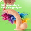 marielove Anal Dildo|Dildo Für Männer|25cm Dildo no Vibrator Sex Toy Saugnapf Penis Anal PVC 3D Adern Hoden