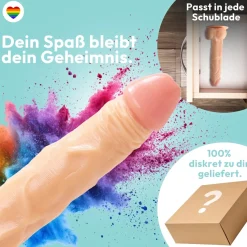 marielove Anal Dildo|Dildo Für Männer|25cm Dildo no Vibrator Sex Toy Saugnapf Penis Anal PVC 3D Adern Hoden