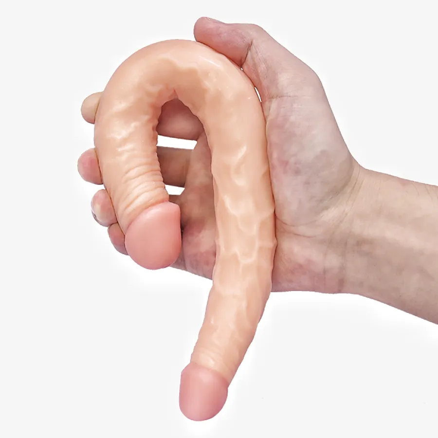 marielove Anal Dildo|Saugnapfdildo|35cm Doppel Dildo 3D Adern Hoden
