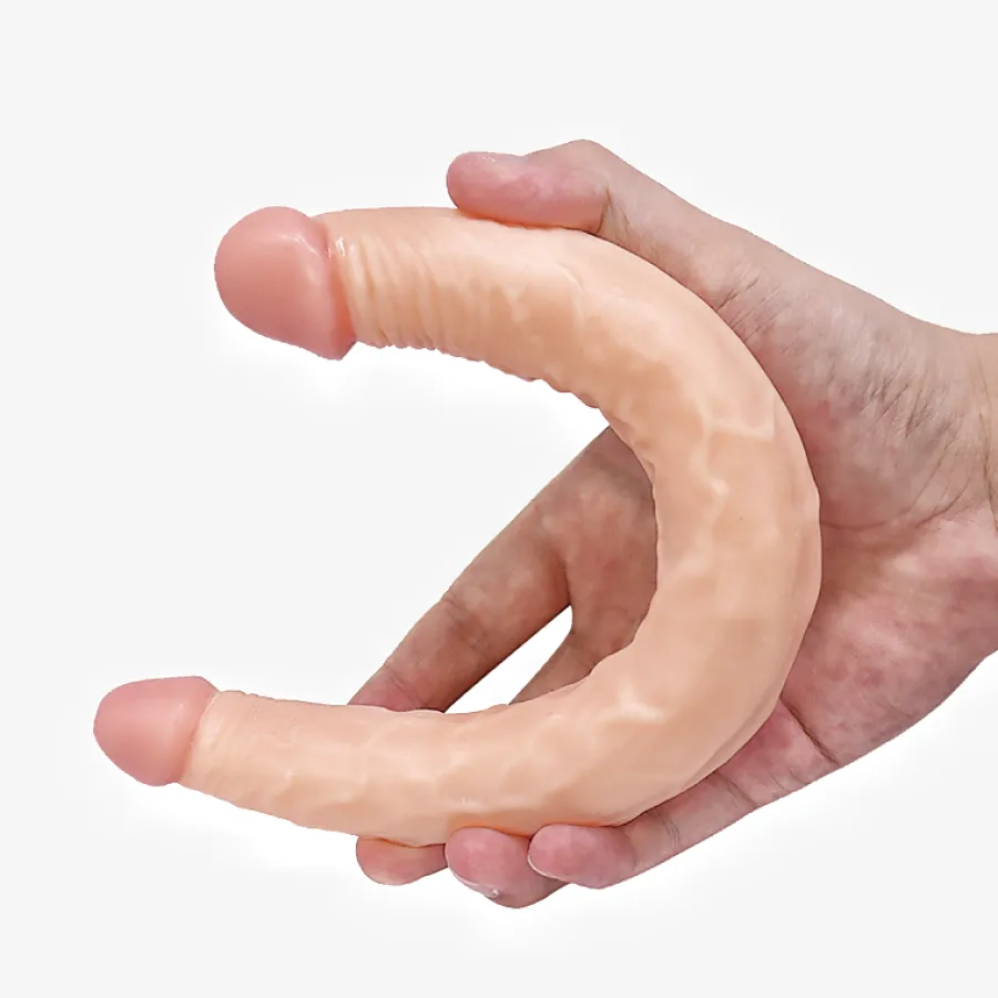 marielove Anal Dildo|Saugnapfdildo|35cm Doppel Dildo 3D Adern Hoden