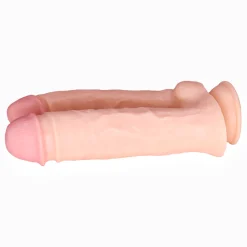 marielove Anal Dildo|Saugnapfdildo|33cm Doppel Dildo no Vibrator Sex Toy Saugnapf Penis Anal PVC 3D Adern Hoden