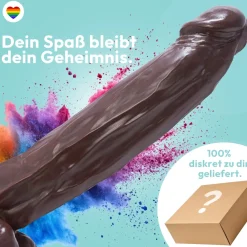 marielove Anal Dildo|Saugnapfdildo|41cm XXL Dildo 3D Adern Hoden