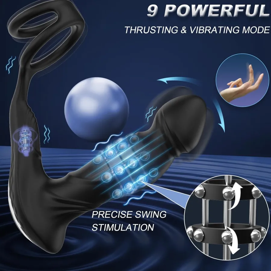 marielove Penisring|Xxl Vibrator|Cock Penis Hoden Ring App Remote GM-548