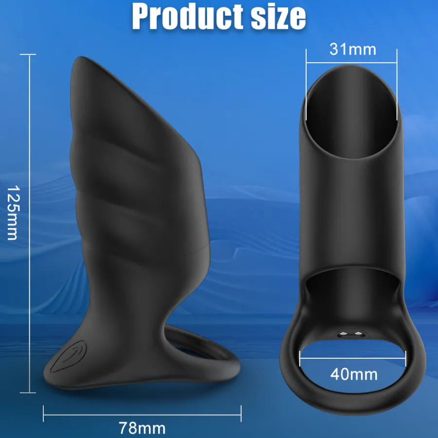 marielove Penisring|Xxl Vibrator|Cock Penis Hoden Ring App Remote GM-515