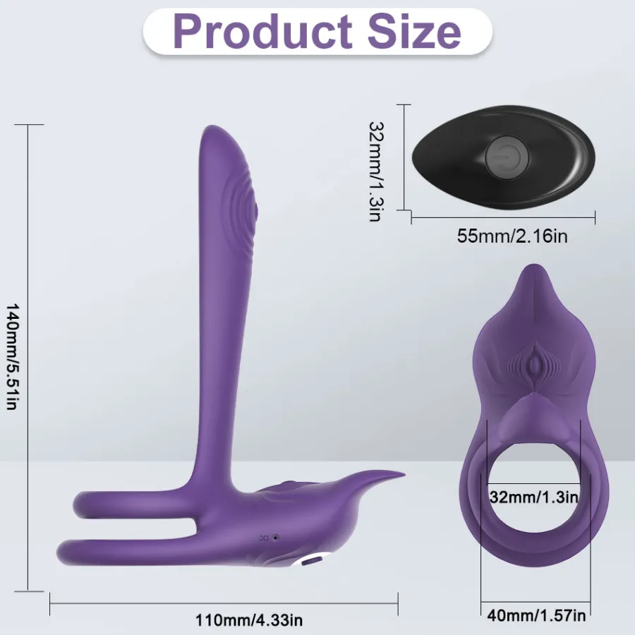 marielove Penisring|Xxl Vibrator|Cock Penis Hoden Ring App Remote GM-274