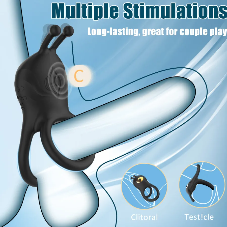 marielove Penisring|Xxl Vibrator|Cock Penis Hoden Ring Vibrator Akku GM-477