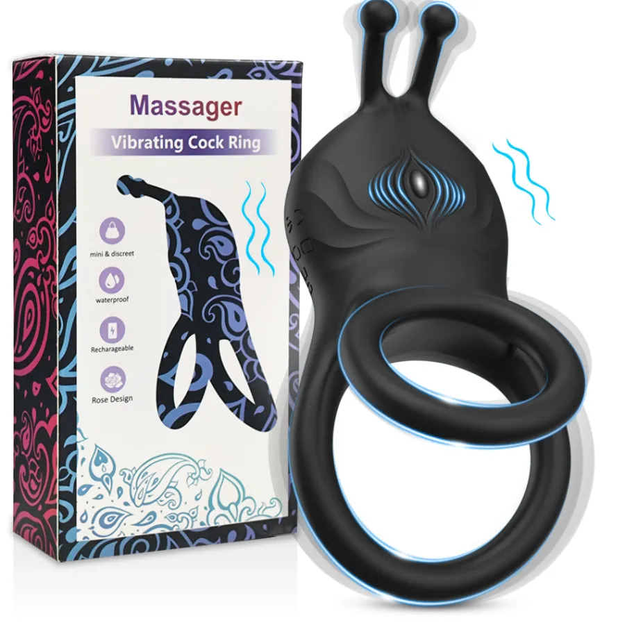 marielove Penisring|Xxl Vibrator|Cock Penis Hoden Ring Vibrator Akku GM-477