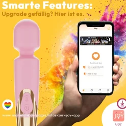 marielove Massagestäbe|Magic Wand Vibrator|Elaria Wand Massagegerät 10 Stufen sehr stark Massagestab Akku Vibrator Sexspielzeug