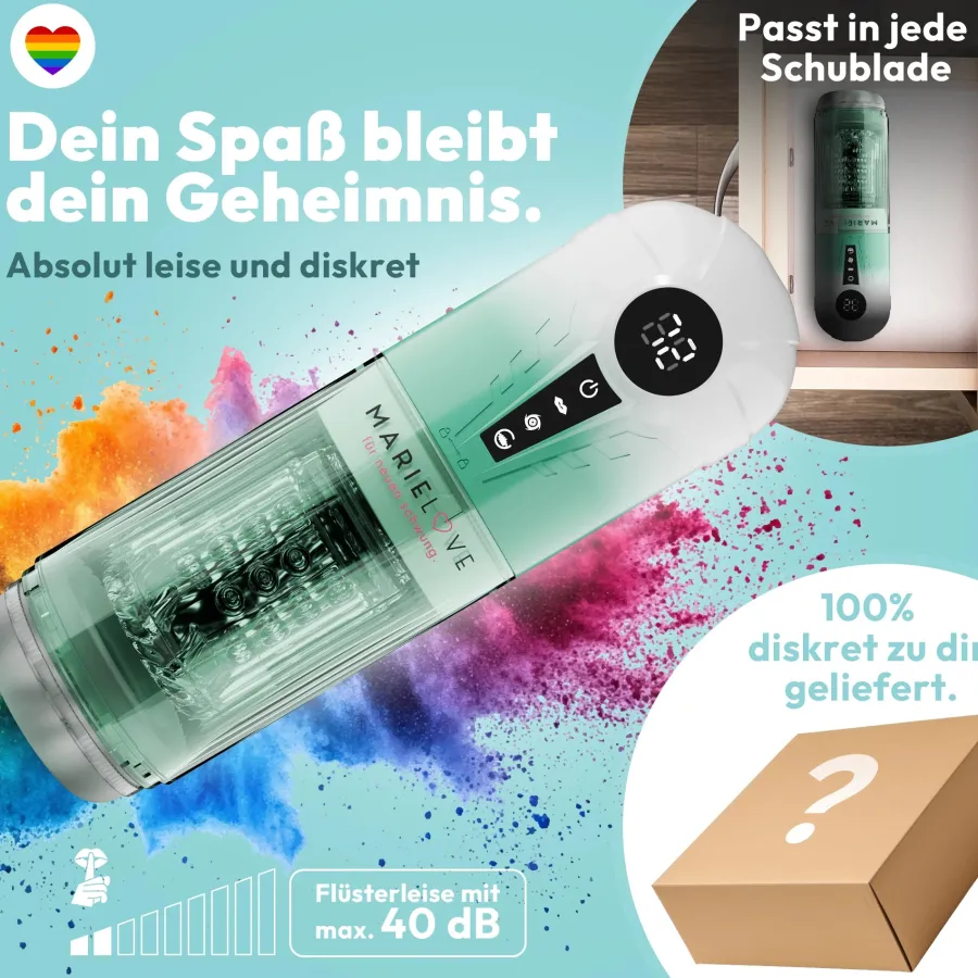marielove für neuen schwung. Taschenmuschi|Blowjob Masturbator|Elektrischer Masturbator D11H
