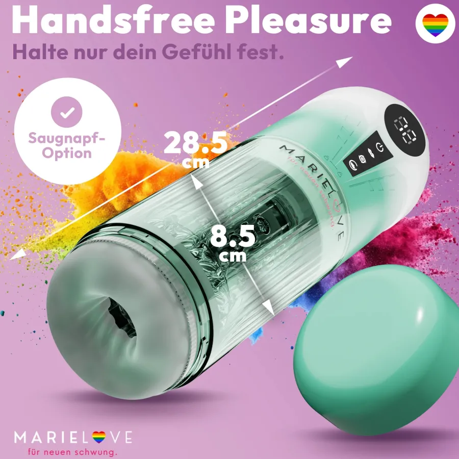 marielove für neuen schwung. Taschenmuschi|Blowjob Masturbator|Elektrischer Masturbator D11H