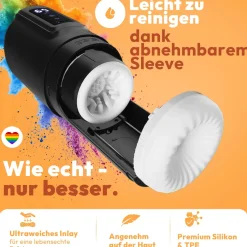 marielove für neuen schwung. Taschenmuschi|Blowjob Masturbator|Elektrischer Masturbator JE-F024