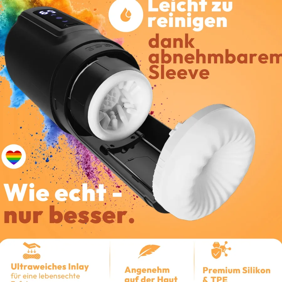 marielove für neuen schwung. Taschenmuschi|Blowjob Masturbator|Elektrischer Masturbator JE-F024