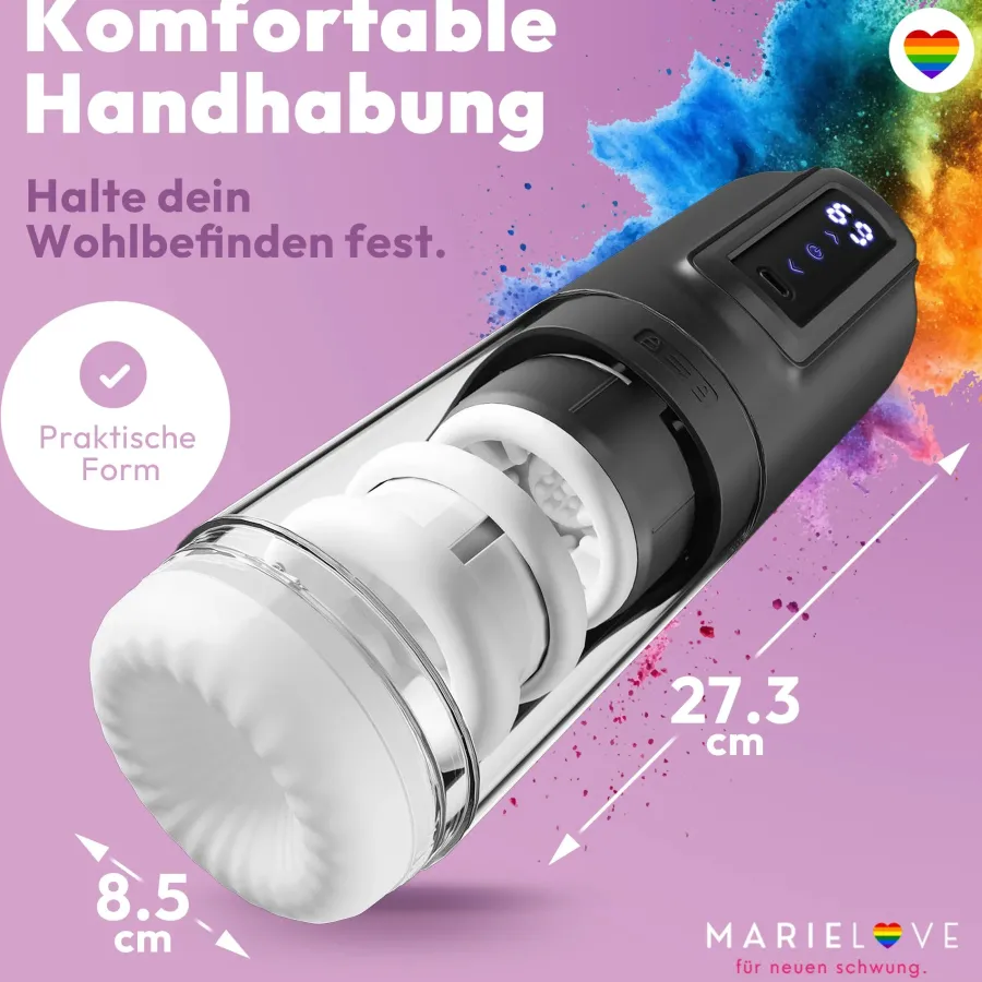 marielove für neuen schwung. Taschenmuschi|Blowjob Masturbator|Elektrischer Masturbator JE-F024