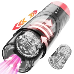 Luose Taschenmuschi|Blowjob Masturbator|Elektrischer Masturbator Rotation Ultra Power LOU-1855