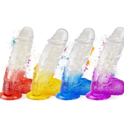 marielove Anal Dildo|Saugnapfdildo|Extra kräftiger Dildo mit Saugnapf Ø 6,5 cm 4 Farben