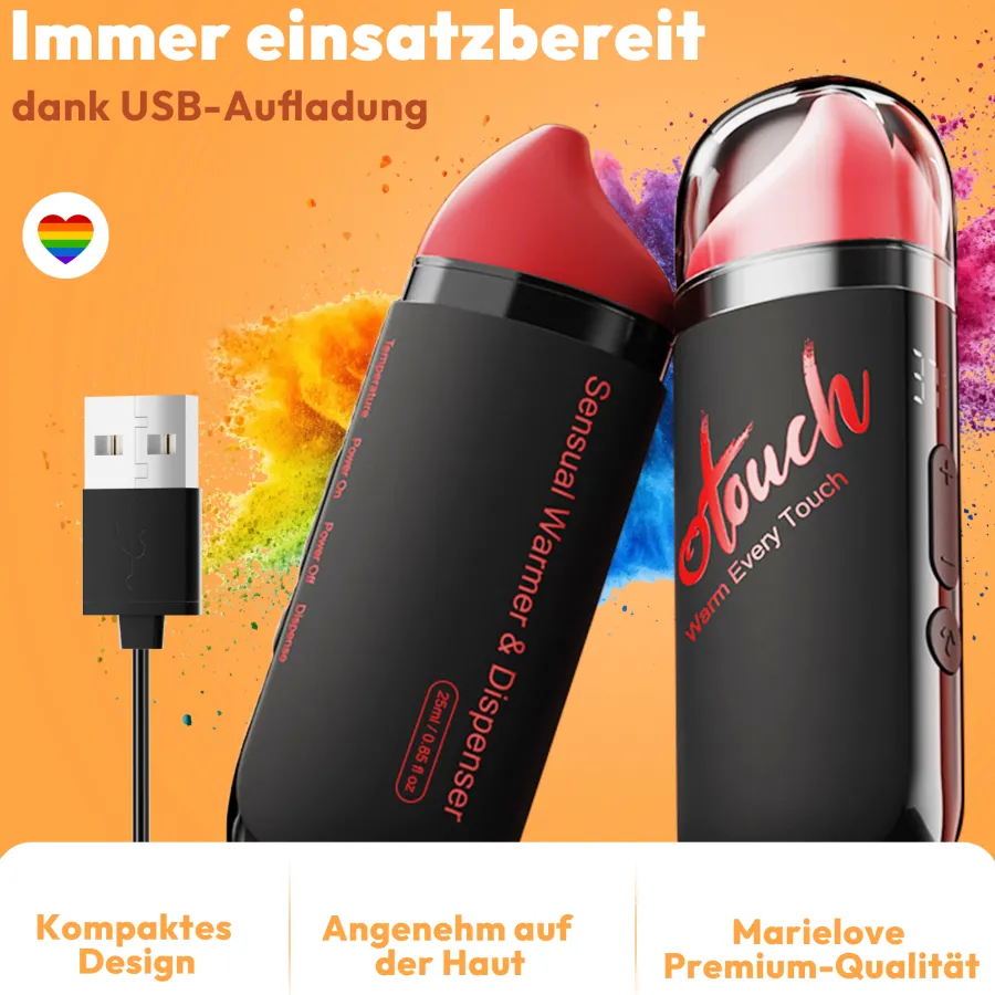 marielove Zubehör Für Dolls|Gleitgel|Gleitgel Spender USB – Wärmfunktion & Temperaturanzeige, Dispenser Gerät