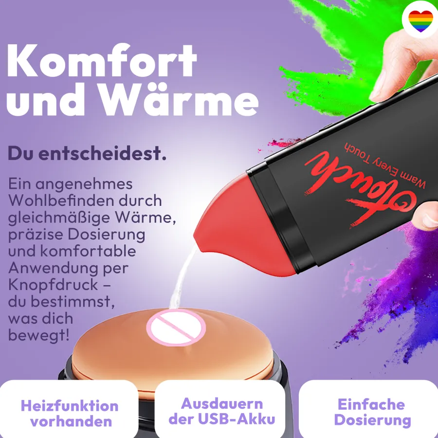 marielove Zubehör Für Dolls|Gleitgel|Gleitgel Spender USB – Wärmfunktion & Temperaturanzeige, Dispenser Gerät