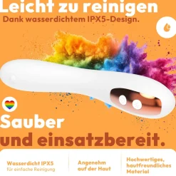 marielove Xxl Vibrator|Paarvibrator|G-Punkt Vibrator mit Wärmefunktion & Rotlicht
