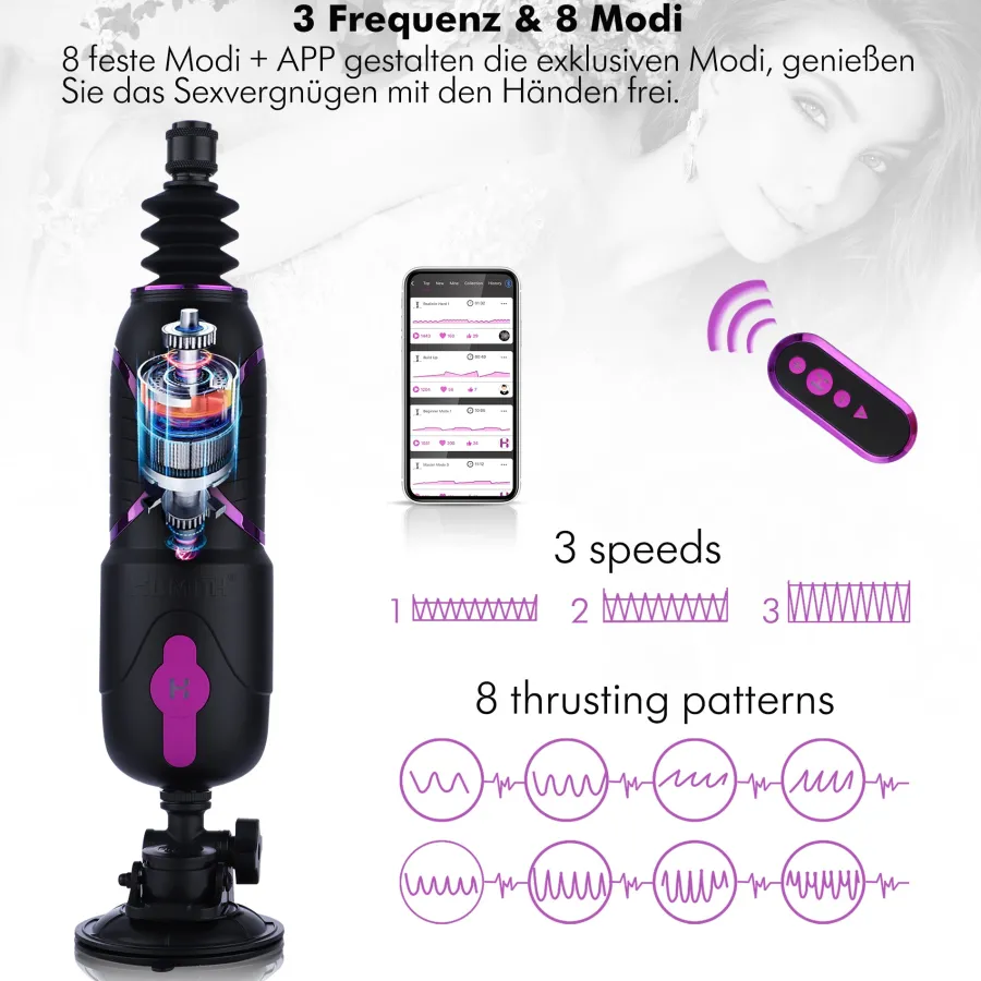 Hi Smith Fickmaschine|Vibrator Mit Fernbedienung|Fickmaschine Sexmaschine Capsule