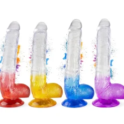 marielove Anal Dildo|Saugnapfdildo|Langer Dildo mit Saugnapf 28,5 cm 4 Farben