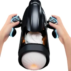 Leten Taschenmuschi|Blowjob Masturbator|Bermuda Storm 10 Saugmodi Fleischige Heiz-Blowjob-Simulation Stroker