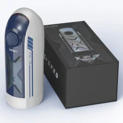 Leten Taschenmuschi|Blowjob Masturbator|X-Sped 10 Teleskop mit intelligenter Chipsteuerung, Stöhnen & Heizung