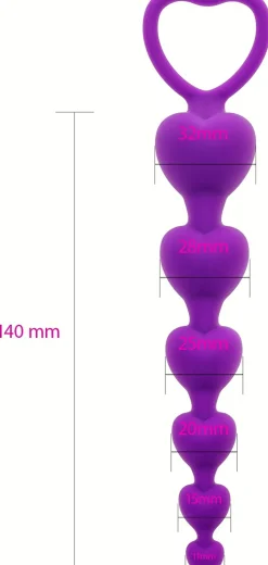 marielove Analkette|Analkette Analkette Herzen