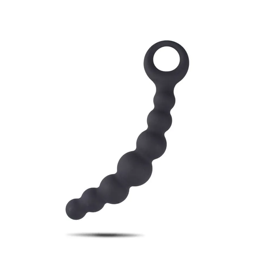 marielove Analplug|Analkette|Analplug Anal Kette aus Silikon 185mm
