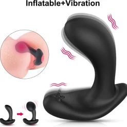 marielove Analvibratoren|Vibrator Mit Fernbedienung|Analvibrator elektrisch aufblasbar mit Fernbedienung