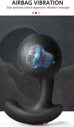 marielove Analvibratoren|Vibrator Mit Fernbedienung|Analvibrator elektrisch aufblasbar mit Fernbedienung