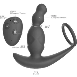 marielove Stossvibrator|Prostatavibrator|Analvibrator Penis-Ring mit Analvibrator