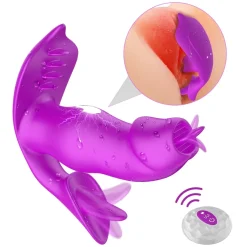 marielove Auflegevibrator|Vibrator Mit Fernbedienung|Analvibrator Slip Vibrator mit ESTIM