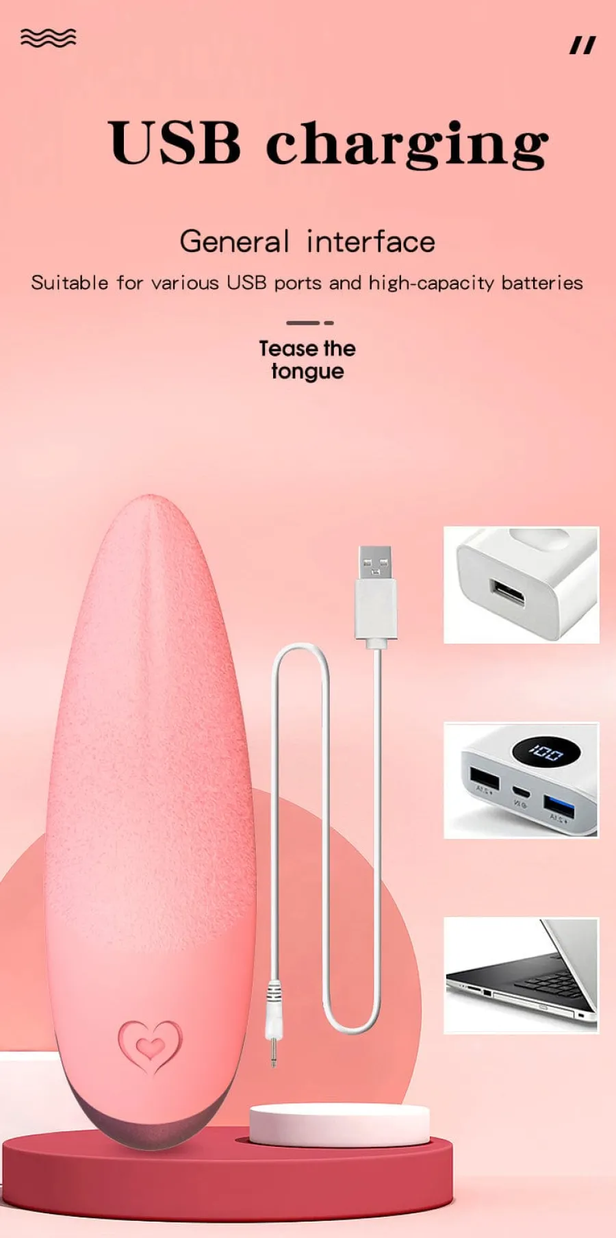 marielove Auflegevibrator|Slipvibrator|Auflege Panty Vibrator Zunge