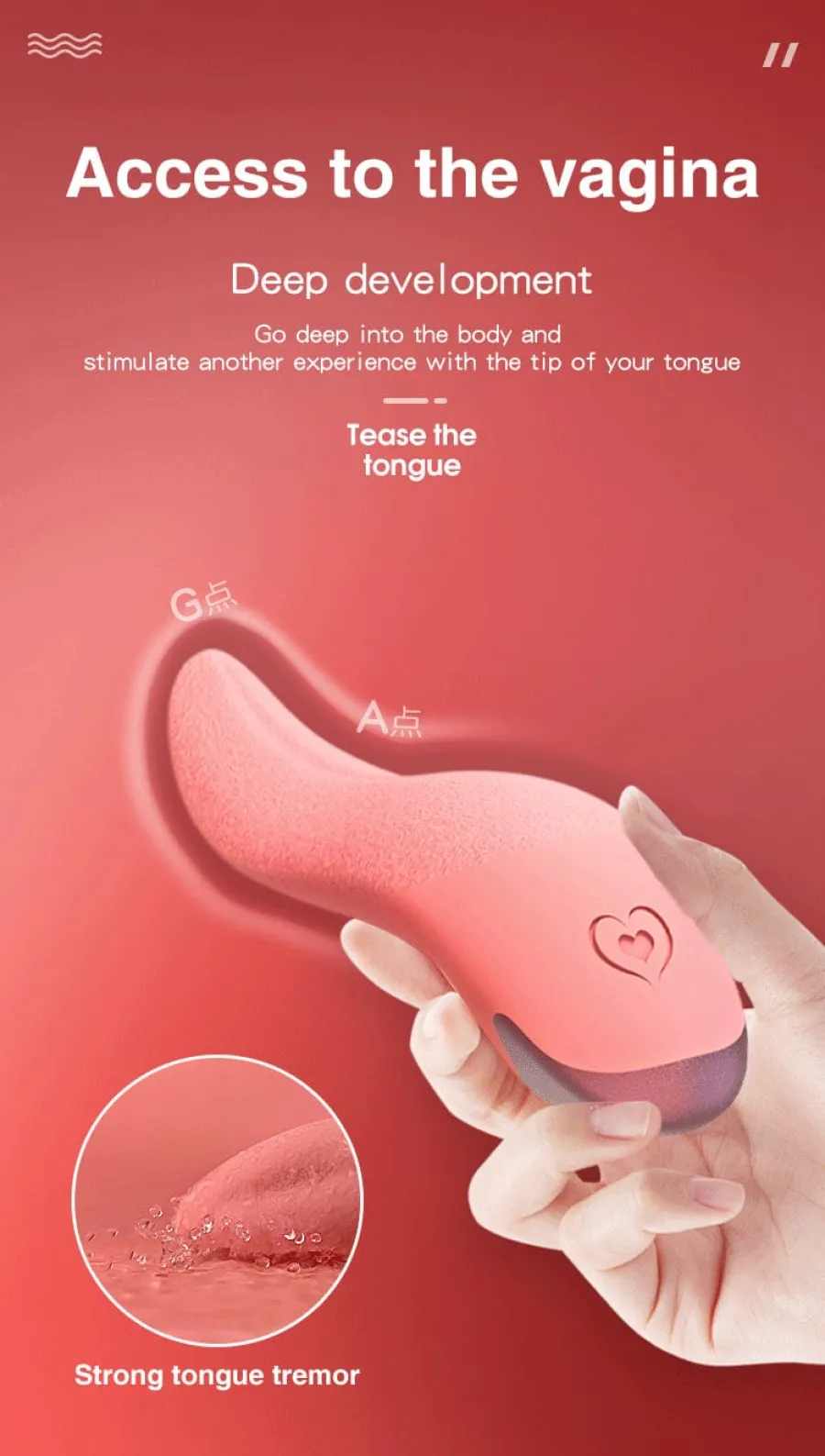 marielove Auflegevibrator|Slipvibrator|Auflege Panty Vibrator Zunge