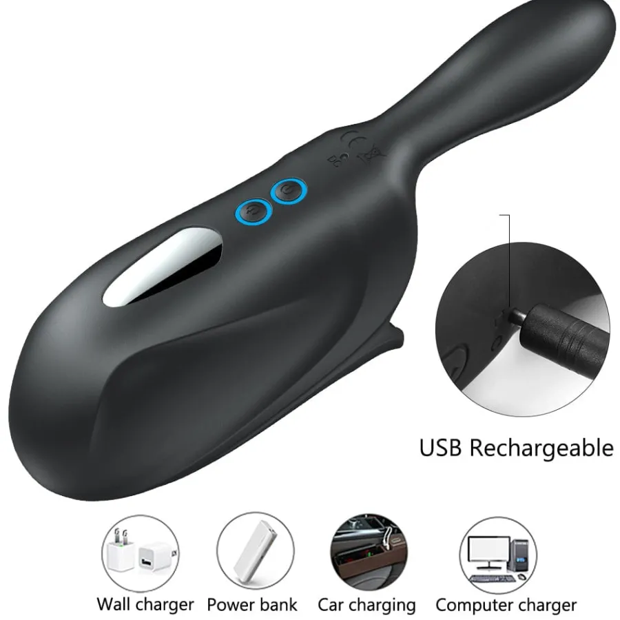 marielove Eichelvibrator|Blowjob Masturbator|Automatischer Masturbator Penis Trainer