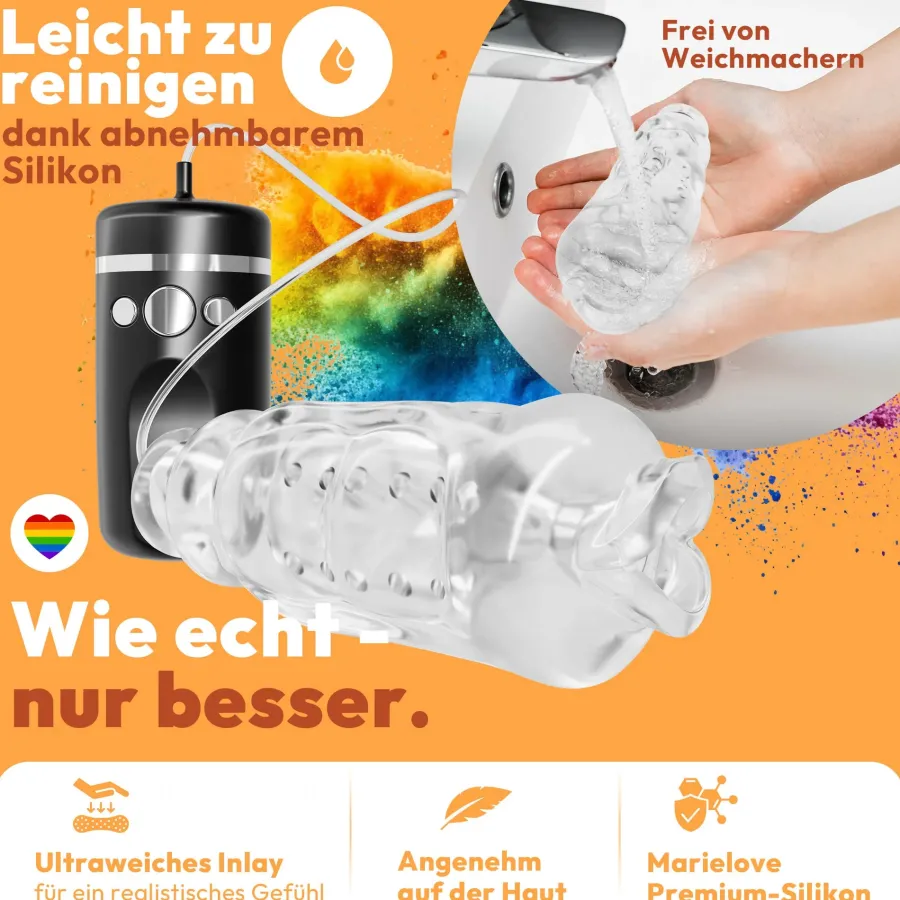 marielove Blowjob Masturbator|Automatischer Masturbator Saugmasturbator