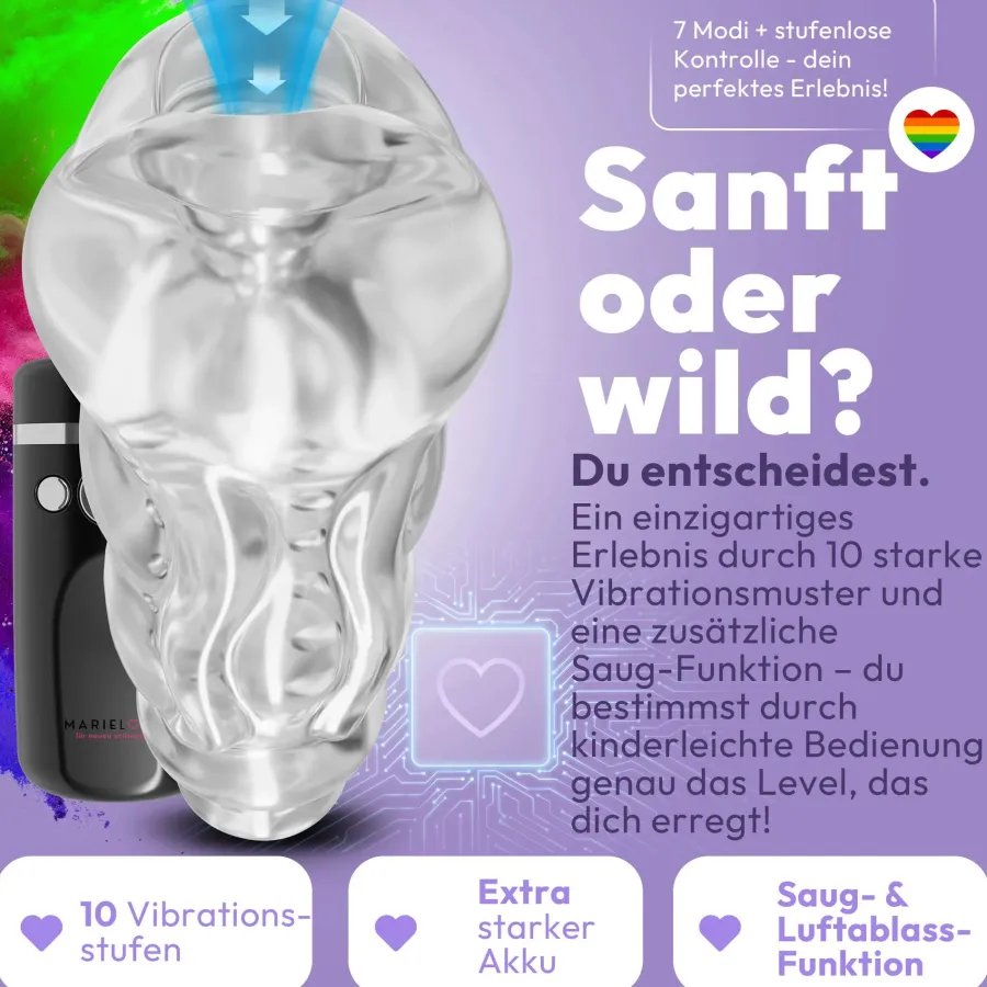 marielove Blowjob Masturbator|Automatischer Masturbator Saugmasturbator