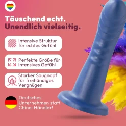 marielove Anal Dildo|Dildo Für Männer|19cm Dildo purple