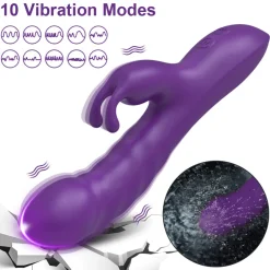 marielove Rabbit Vibrator|Stossvibrator|20cm Rabbit Vibrator 2in1 Stimulation