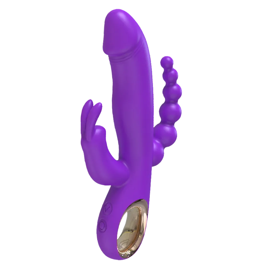 marielove Rabbit Vibrator|Stossvibrator|20cm Rabbit Vibrator 3in1 Stimulation