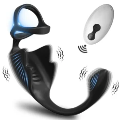 marielove Analplug|Prostatavibrator|Cockring mit Prostata und Hoden Vibrator mit Fernbedienung